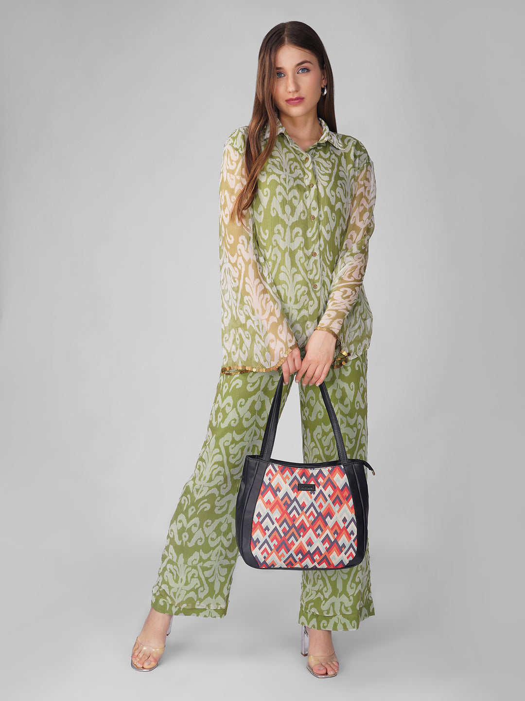 NiceG Red Circuit Tote Bags For Women & Girls